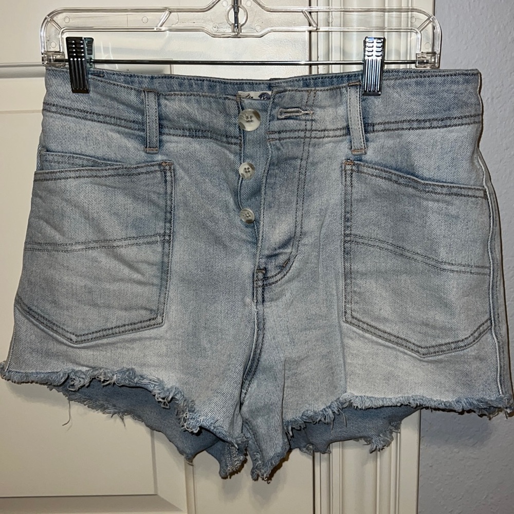 FREE PEOPLE HIGH WAISTED JEAN SHORTS